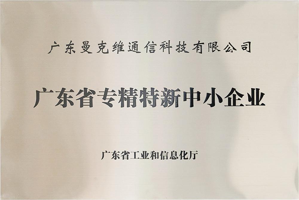 广东省专精特新中小企业
